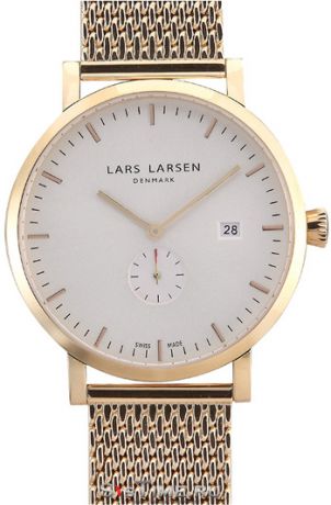 Lars Larsen Мужские швейцарские наручные часы Lars Larsen 131GWGM