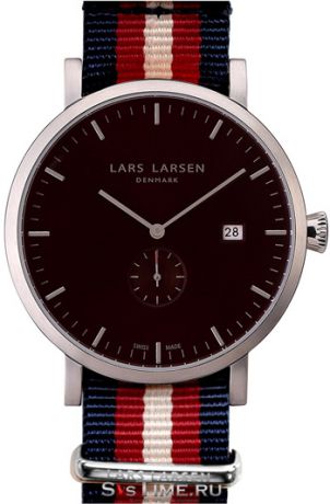 Lars Larsen Мужские швейцарские наручные часы Lars Larsen 131SBNN