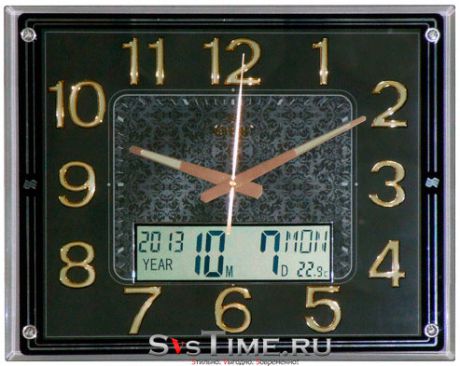 Gastar Настенные интерьерные часы Gastar T 591 YG B