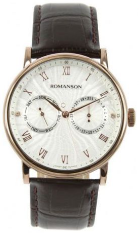 Romanson Мужские наручные часы Romanson TL 1275B MR(WH)BN