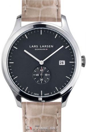 Lars Larsen Мужские швейцарские наручные часы Lars Larsen 129SGSL