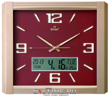 Gastar Настенные интерьерные часы Gastar T 582 YG D