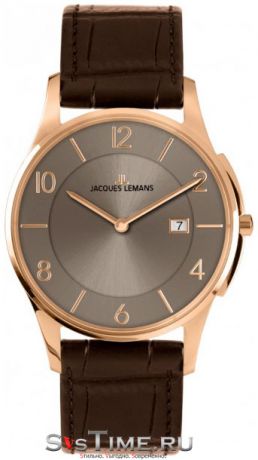 Jacques Lemans Унисекс швейцарские наручные часы Jacques Lemans 1-1777Y