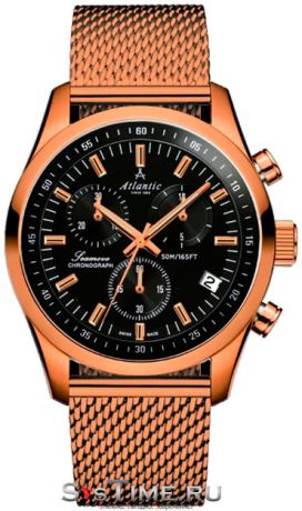 Atlantic Мужские швейцарские наручные часы Atlantic 65456.44.61