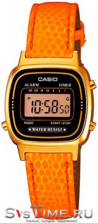 Casio Женские японские наручные часы Casio LA-670WEGL-4A2