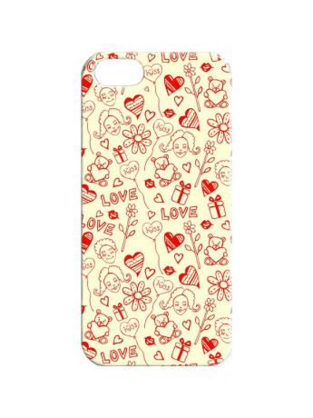 Chocopony Чехол для iPhone 5/5s "Love принт" Арт. IP5-093