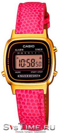 Casio Женские японские наручные часы Casio LA-670WEGL-4A