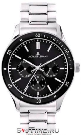 Jacques Lemans Мужские швейцарские наручные часы Jacques Lemans 1-1691ZF