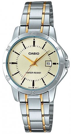 Casio Женские японские наручные часы Casio LTP-V004SG-9A