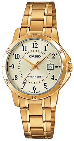 Casio Женские японские наручные часы Casio LTP-V004G-9B