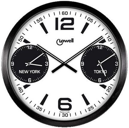 Lowell Настенные интерьерные часы Lowell 16655B