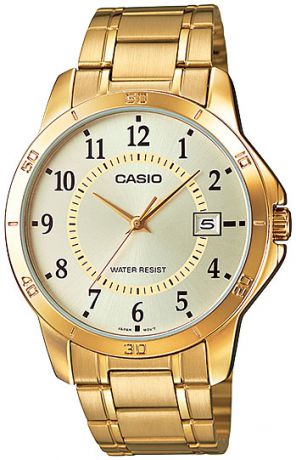 Casio Мужские японские наручные часы Casio MTP-V004G-9B