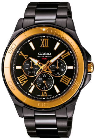 Casio Мужские японские наручные часы Casio MTD-1075BK-1A9