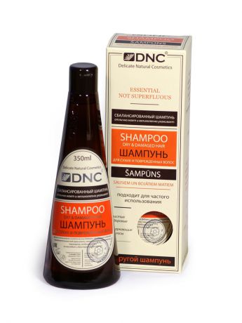 DNC Шампунь для Сухих и Поврежденных волос (без SLS), 350 мл