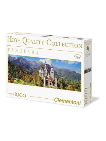 Clementoni Clementoni. Бавария, Замок Нойшванштайн - Осень. Серия панорама, пазл 1000 элементов.