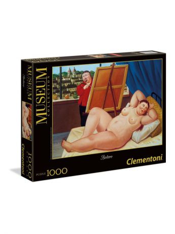 Clementoni Clementoni. Фернандо Ботеро Автопортрет с моделью. Серия музей. Пазл 1000 элементов.