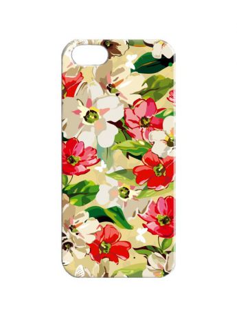 Chocopony Чехол для iPhone 5/5s "Цветы маслом" Арт. IP5-038