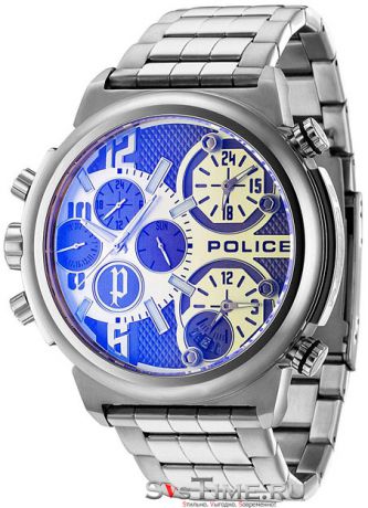 Police Мужские итальянские наручные часы Police PL-13595JS/04MB
