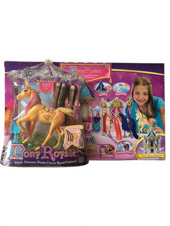 Pony Royale Подарочный набор Пони Рояль: карусель и королевская лошадь - Солнечный луч