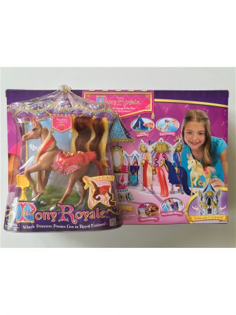 Pony Royale Подарочный набор Пони Рояль: карусель и королевская лошадь - Рубин
