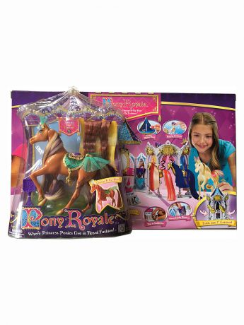 Pony Royale Подарочный набор Пони Рояль: карусель и королевская лошадь - Сиенна