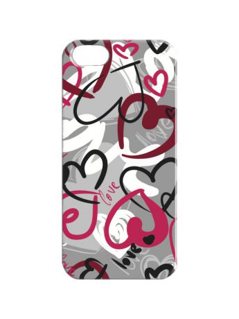 Chocopony Чехол для iPhone 5/5s "Принт из сердец" Арт. IP5-017