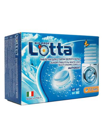 LOTTA Таблетки для стирки белого белья "LOTTA" Италия 12 шт.