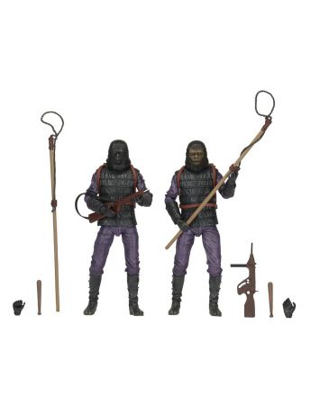 Neca Planet of the Apes - 7" Action Figure - Classic Gorilla Soldier 2 Pack