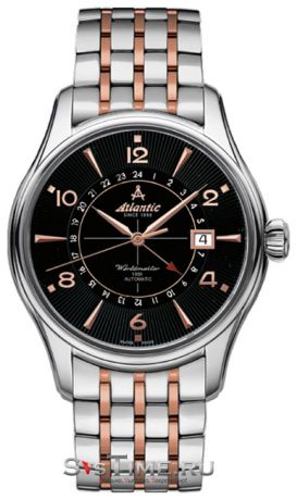 Atlantic Мужские швейцарские наручные часы Atlantic 52756.41.65RM