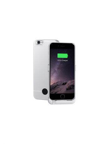 INTERSTEP Клипкейс 3000мАч для iPhone 6 Silver