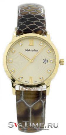 Adriatica Женские швейцарские наручные часы Adriatica A3110.1281QZ