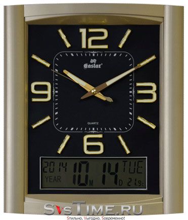 Gastar Настенные интерьерные часы Gastar T 586 YG B Sp