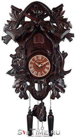 Columbus Настенные интерьерные часы с кукушкой Columbus CQ017 Охота