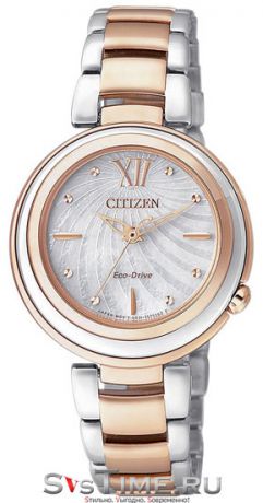 Citizen Женские японские наручные часы Citizen EM0335-51D