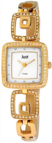 Just Женские немецкие титановые наручные часы Just 48-S61253-GD