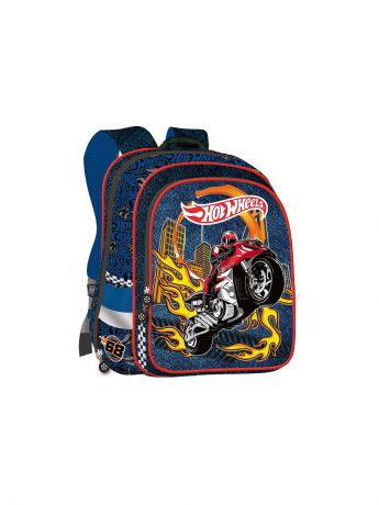 Mattel Ранец Super bag Hot Wheels ортопедическая спинка синий