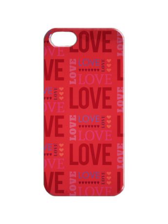Chocopony Чехол для iPhone 5/5s "LOVE на красном" Арт. IP5-195