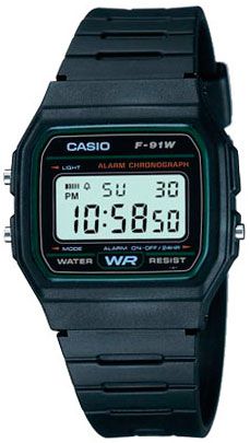 Casio Мужские японские наручные часы Casio F-91W-3D