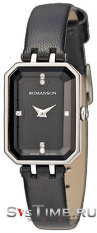 Romanson Женские наручные часы Romanson RL 4207 LW(BK)BK