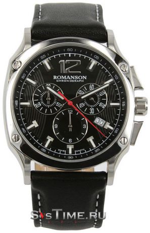 Romanson Мужские наручные часы Romanson TL 1270H MW(BK)BK