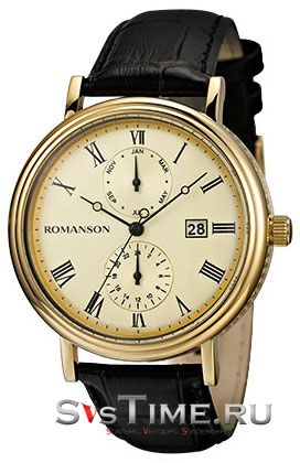 Romanson Мужские наручные часы Romanson TL 1276B MG(GD)