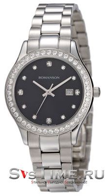 Romanson Женские наручные часы Romanson RM 4205Q UW(BK)