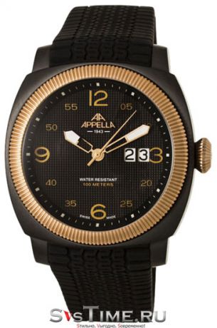 Appella Мужские швейцарские наручные часы Appella 4193-8014