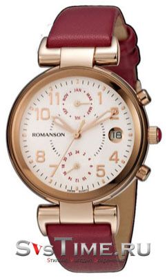 Romanson Женские наручные часы Romanson RL 4211F LR(WH)PUR