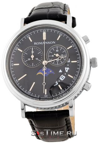 Romanson Мужские наручные часы Romanson TL 1276H MW(BK)BK