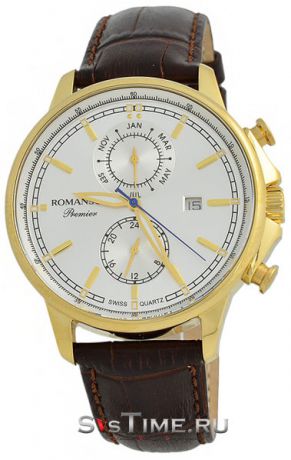 Romanson Мужские наручные часы Romanson PB 3251F MC(WH)BN