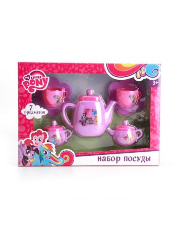 Играем вместе Набор посуды "Играем Вместе" "My little pony" пластикиковый