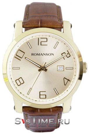 Romanson Мужские наручные часы Romanson TL 0334 MG(GD)
