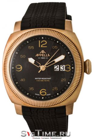 Appella Мужские швейцарские наручные часы Appella 4193-4014