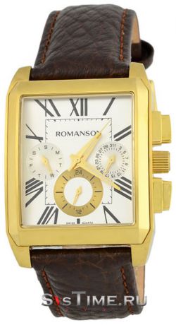 Romanson Мужские наручные часы Romanson TL 3250F MG(WH)BN